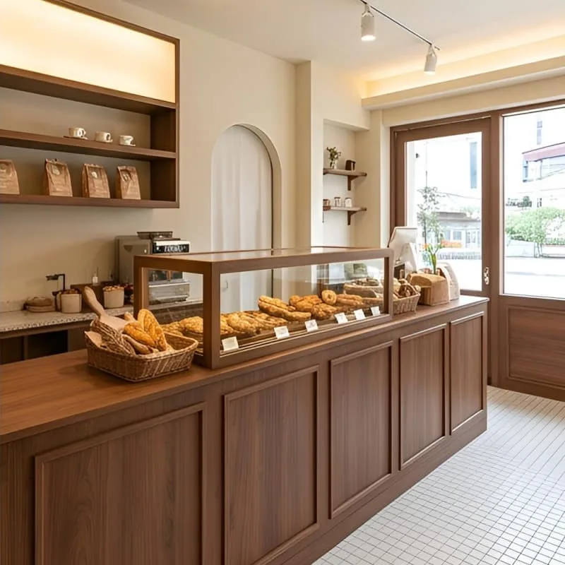 Bakery Counters | Cakes, Pastry Bread Shop Counter – custom retail display image 17