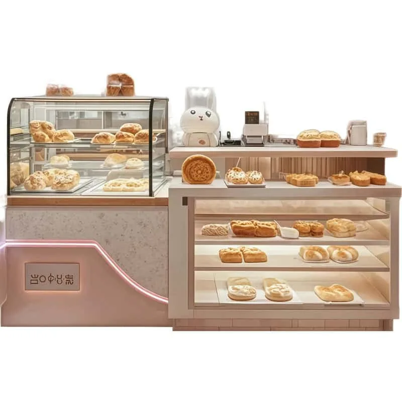 Bakery Counters | Cakes, Pastry Bread Shop Counter – custom retail display image 22