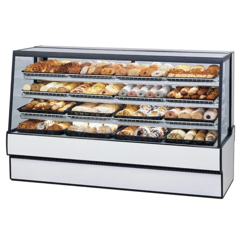 Commercial Glass Pastry Showcase Four Layer Bakery Display Cabinet