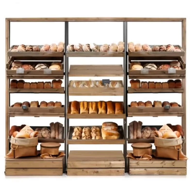Bread Display Stand For Bakery Pastry Displays – custom retail display image 22