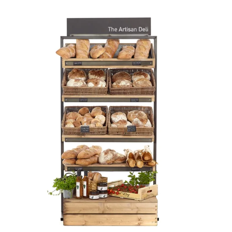 Bread Display Stand For Bakery Pastry Displays – custom retail display image 21