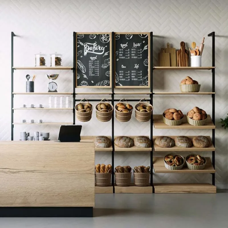 Bakery Shelving | Bread Display Racks Shelves – custom retail display image 16