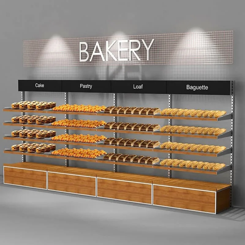 Bakery Shelving | Bread Display Racks Shelves – custom retail display image 25