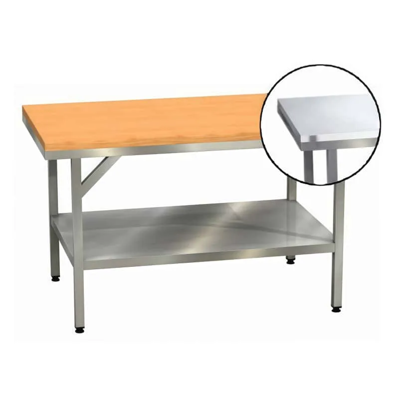 Bakery Tables For Sale | Wood Stainless Steel – custom retail display image 2