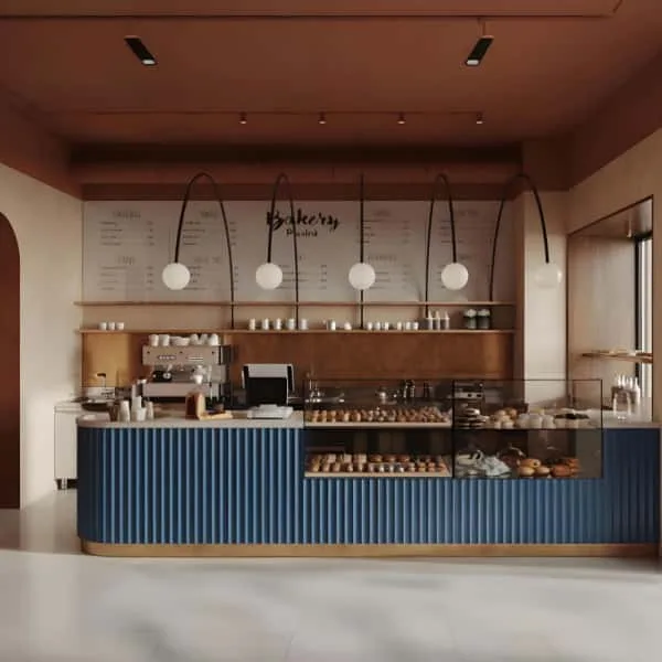 Restaurant Bar Counter For Sale | Wood, Metal Marble – Bakery Display Counter image 7