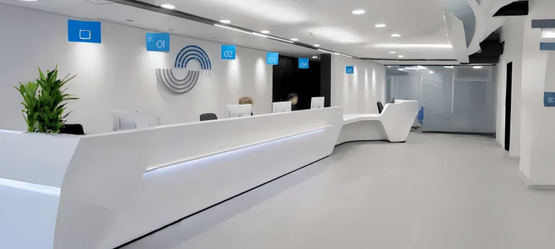 Bank Furniture | Reception Counters Casework Cabinet – custom retail display image 9