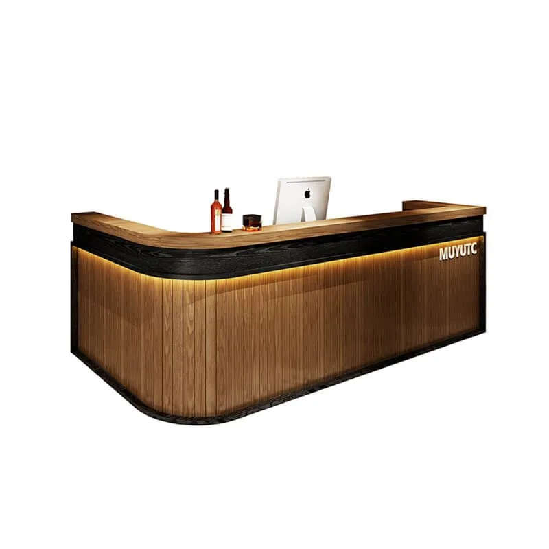 Wooden Display Counter | Glass Counter Cases For Shop – custom retail display image 34