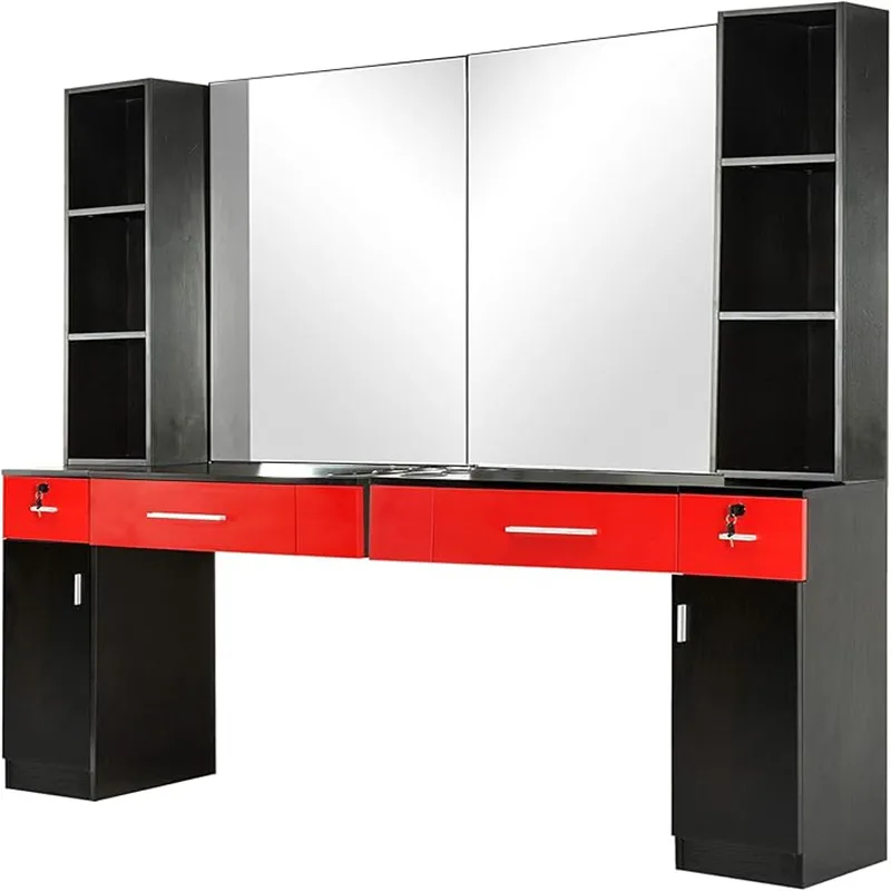 Free Standing Beauty Hair Salon Styling Stations – custom retail display image 11