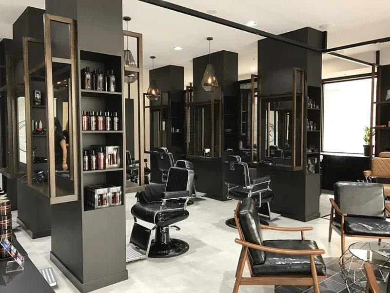 Barbershop Design | Hair Salon Furniture Displays – custom retail display image 24