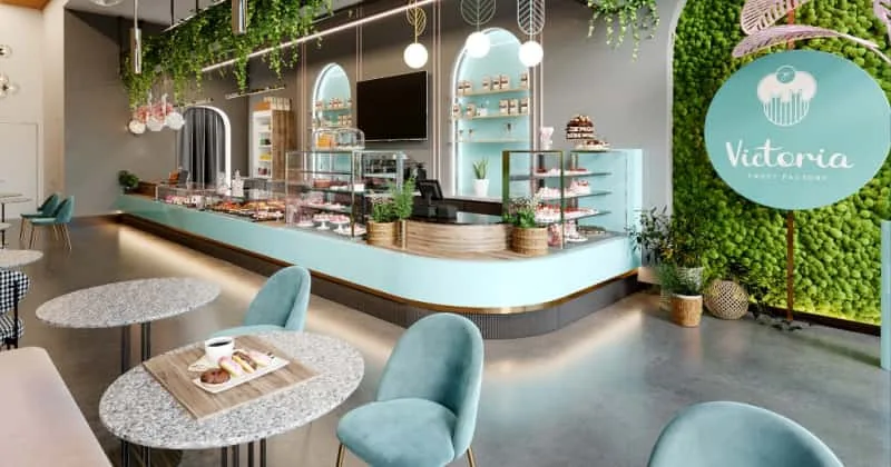Ice Cream Shop Displays, Furniture Decoration – custom retail display image 15