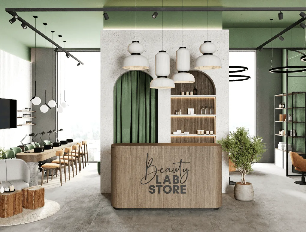 Beauty Salon Design | Spa Furniture Salon Retail Displays – custom retail display image 1