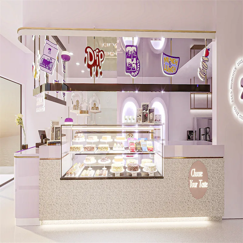 Beverage Kiosk – Fresh Mall Juice Kiosk Custom Design image 8