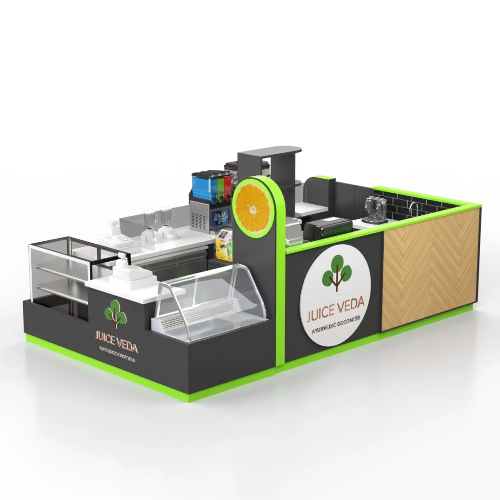 Beverage Kiosk – custom retail display image 10
