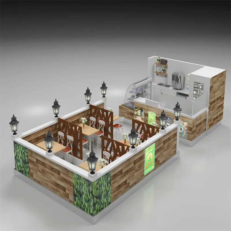 Beverage Kiosk – custom retail display image 12
