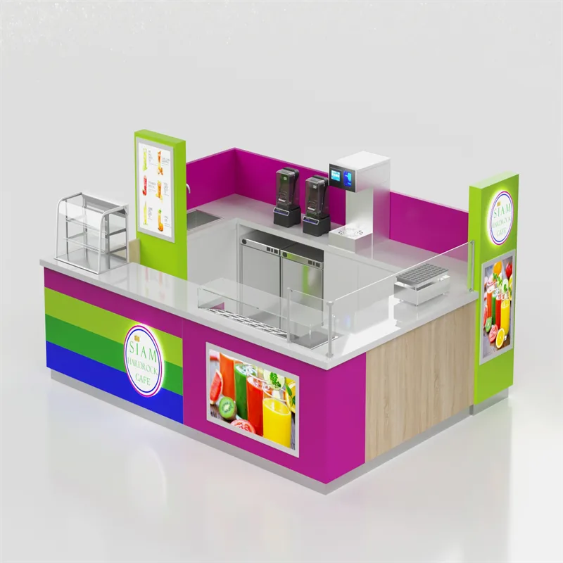 Beverage Kiosk – custom retail display image 2