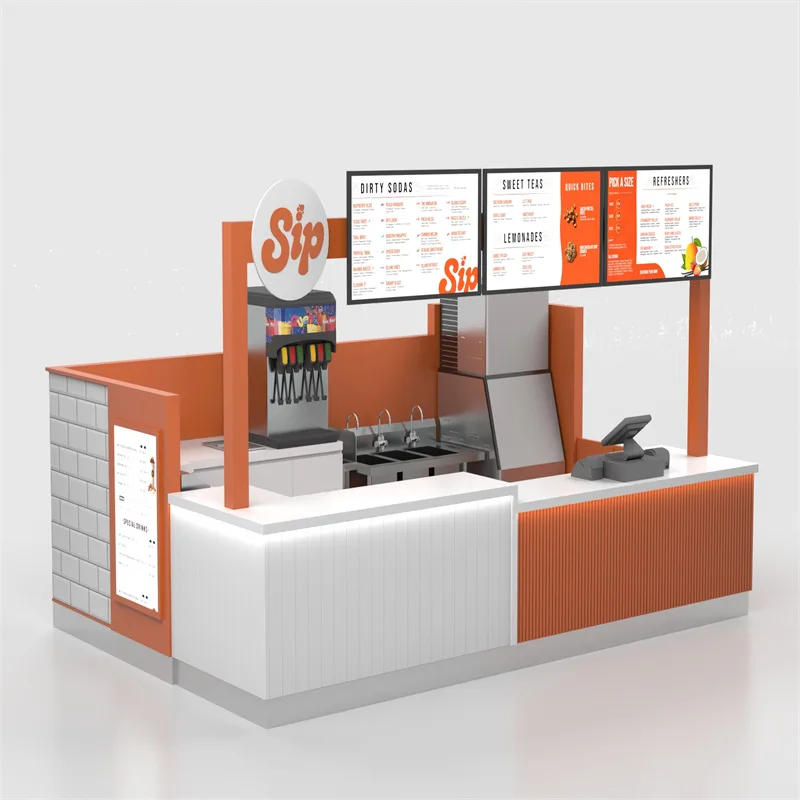 Beverage Kiosk – custom retail display image 1