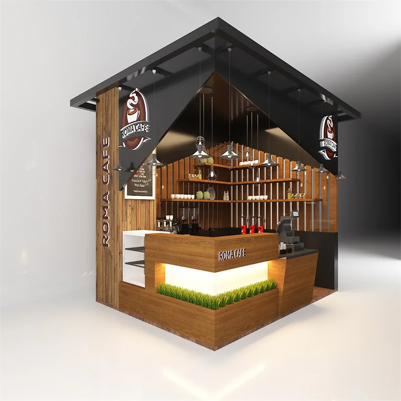 Beverage Kiosk – custom retail display image 3