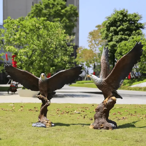 Birds Statues For Sale | Owl, Eagles, Pelican, Heron, Peacock More – custom retail display image 18