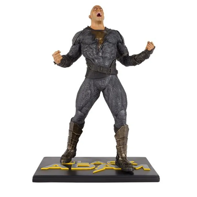 Black Adam Fiberglass Statue2 (1) Life Size Black Adam Statue For Sale | Frp – custom retail display image 5