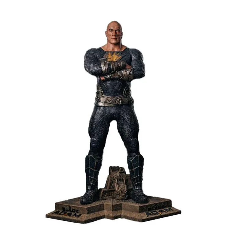 Black Adam Fiberglass Statue2 (2) Life Size Black Adam Statue For Sale | Frp – custom retail display image 6