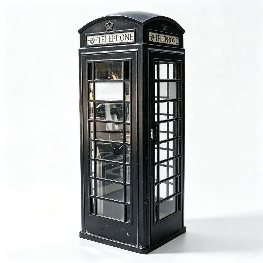 London Phone Booth For Sale Custom Design – custom retail display image 6