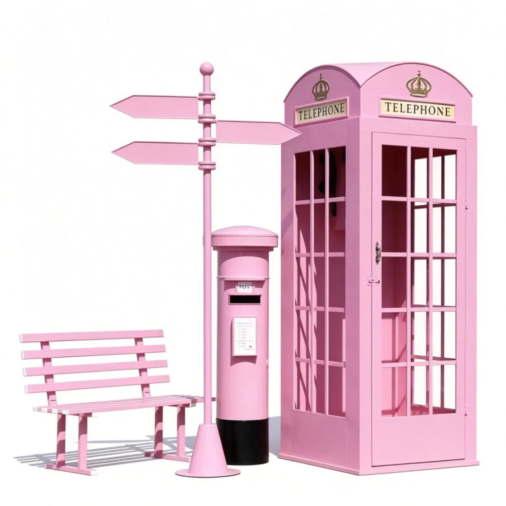 London Phone Booth For Sale Custom Design – custom retail display image 2