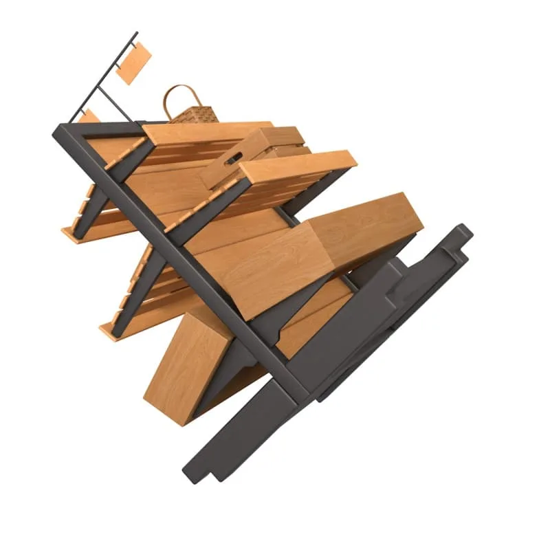 Bakery Gondola Shelving | Bread Pastry Display Units – custom retail display image 5