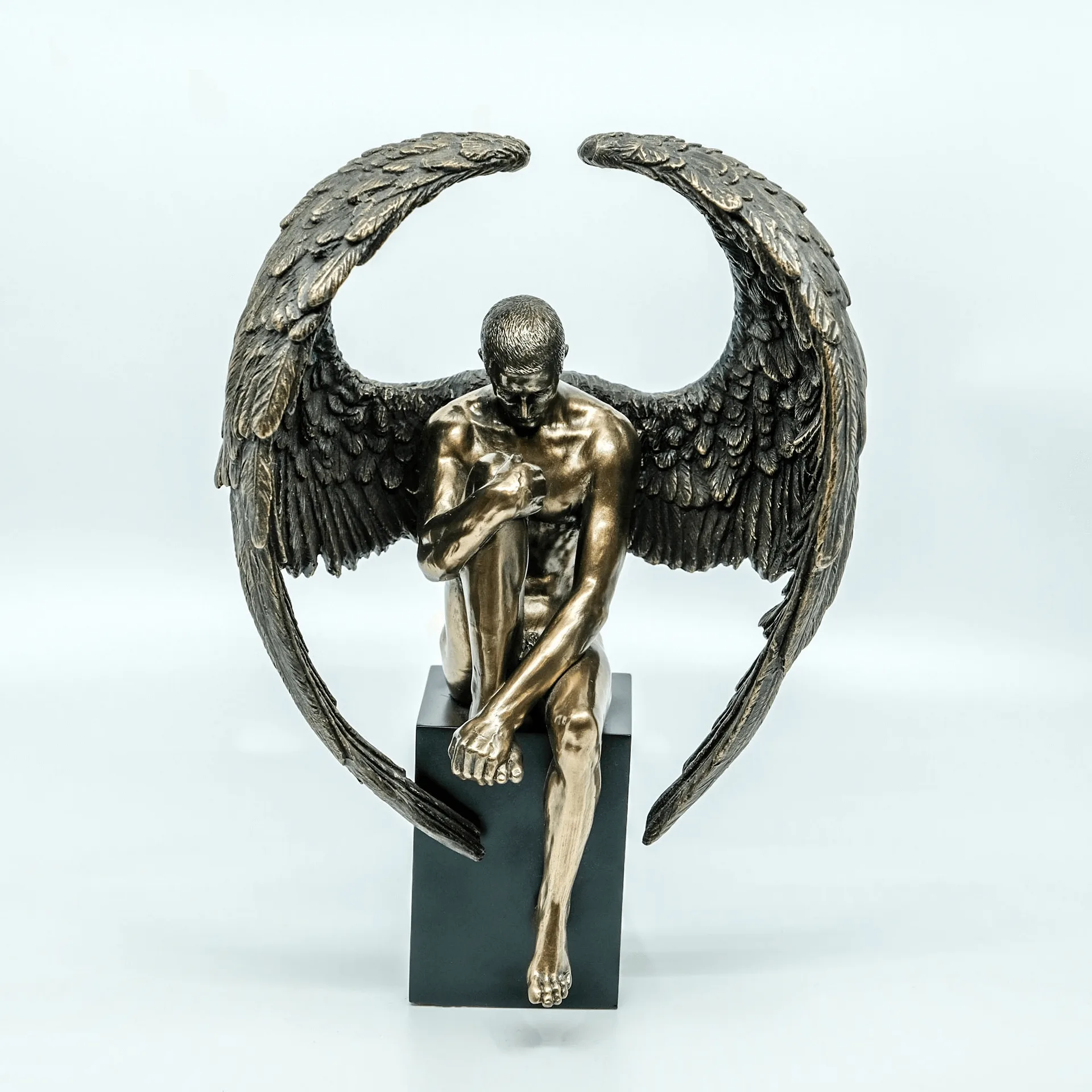 Bronze Angel Statues Cherub Sculptures For Sale – custom retail display image 5