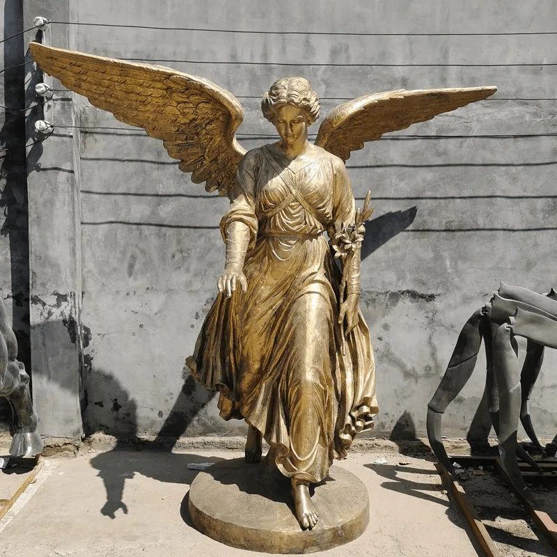 Bronze Angel Statues Cherub Sculptures For Sale – custom retail display image 4
