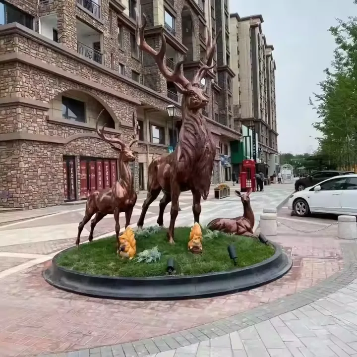 Bronze Animal Statues Wildlife Sculptures For Sale | Large – custom retail display image 4