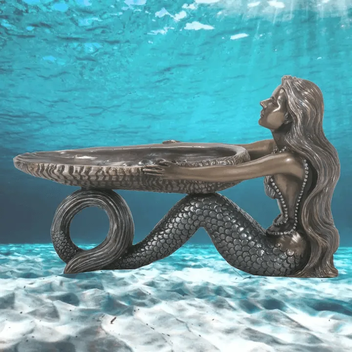Bronze Mermaid Statue (11) Bronze Mermaid Fairy Statues For Sale | Life Size – custom retail display image 5