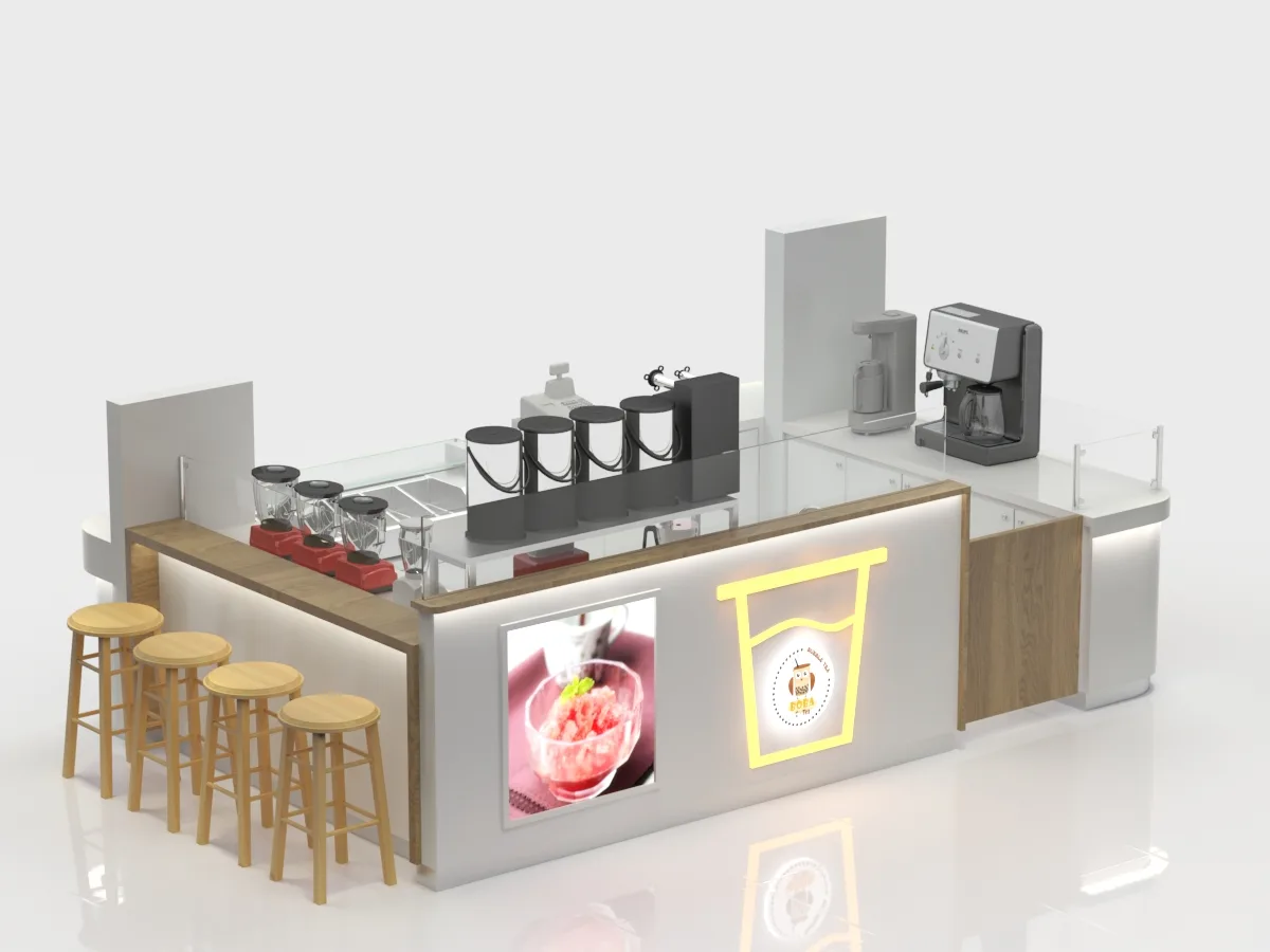 Bubble Tea Kiosk For Sale | Design Price – Spain Mall Crepe & Bubble Tea Kiosk 4m×3m | Price $6500 image 14