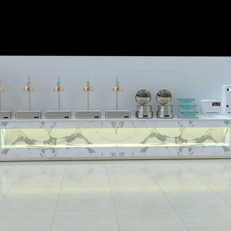 Buffet Counter | Hotel Banquet Counter For Sale – Modular L-Shaped Hotel Banquet Buffet Counter With Built-In Live Cooking St