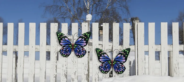 Large Butterfly Sculptures Statues For Garden – custom retail display image 12