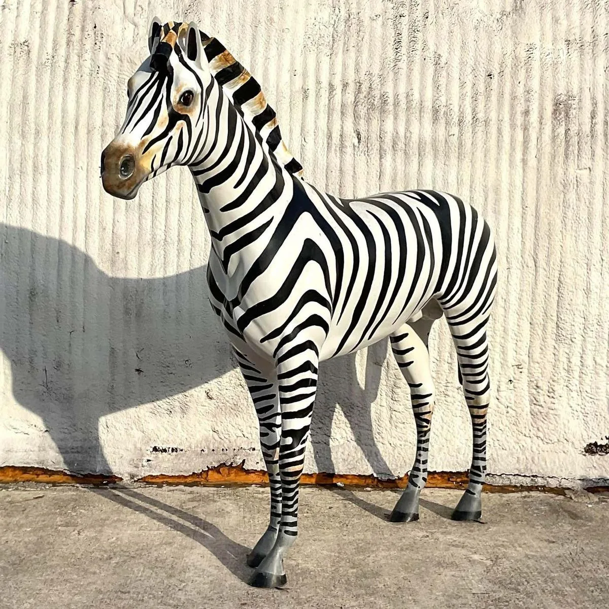 Life Size Zebra Statues Sculptures For Sale – custom retail display image 7