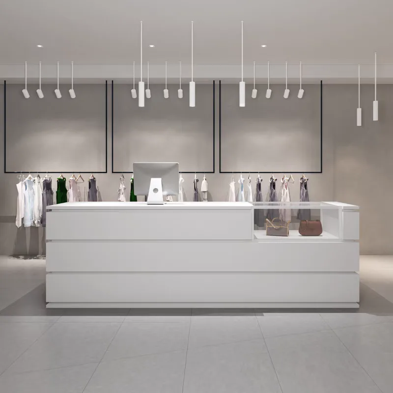 Modern Reception Desks, Counters Tables – custom retail display image 3