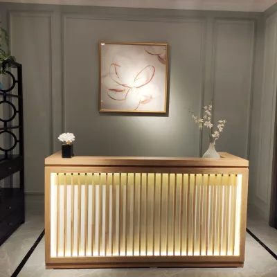 Hotel Reception Desks Counters – custom retail display image 1