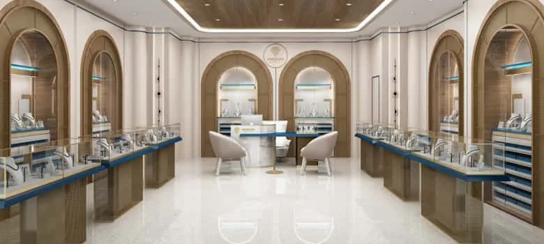Jewelry Display Cabinets For Shops – custom retail display image 100