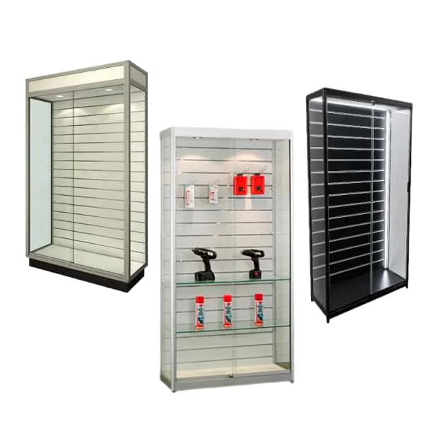 cabinet Slatwall Displays For Sale | Modular Retail Fixtures – Display Cabinets image 2