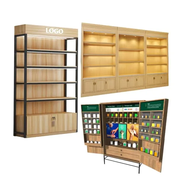 Cannabis Dispensary Displays, Retail Cases Store Fixtures – Wall Display Cabinets image 7