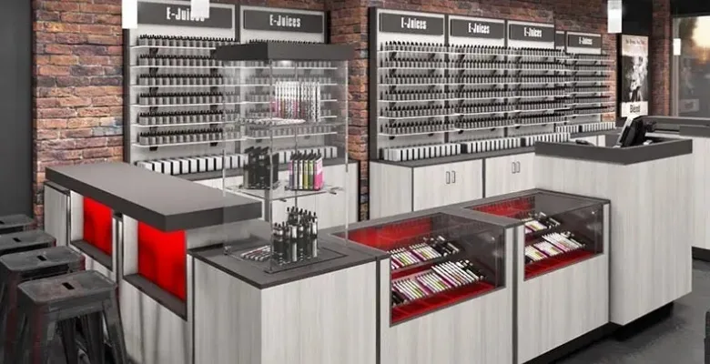 Vape Shop Displays, Interior Design Store Fixtures – custom retail display image 8