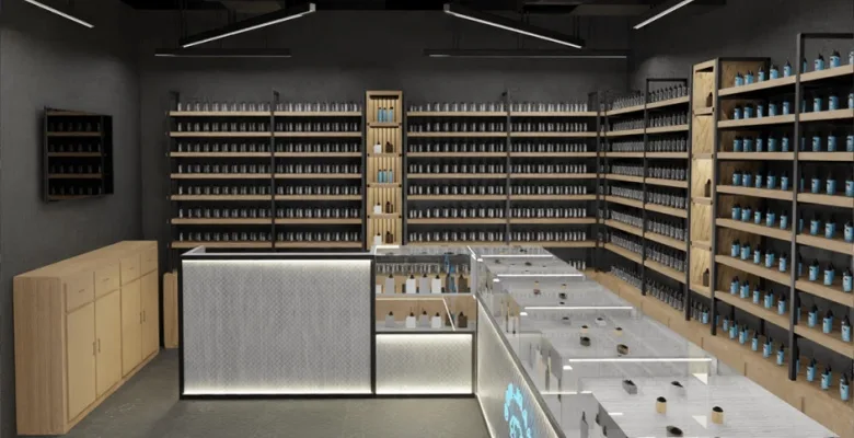 Vape Shop Displays, Interior Design Store Fixtures – custom retail display image 7