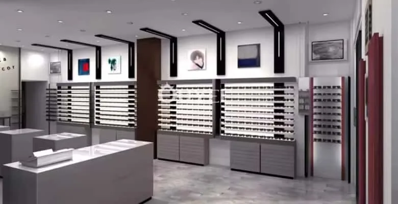 Optical Sunglass Display Cabinet | Eyewear Showcase – custom retail display image 59