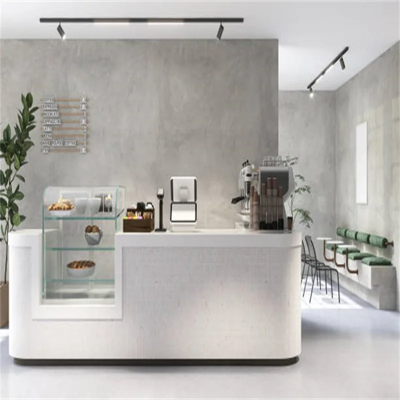 Cafe Counter For Sale | Coffee Shop Bar Counters Designs – custom retail display image 5