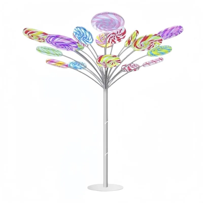 Oversized Swirl Lollipop Tree Candy Statue Retail Display Decor Prop