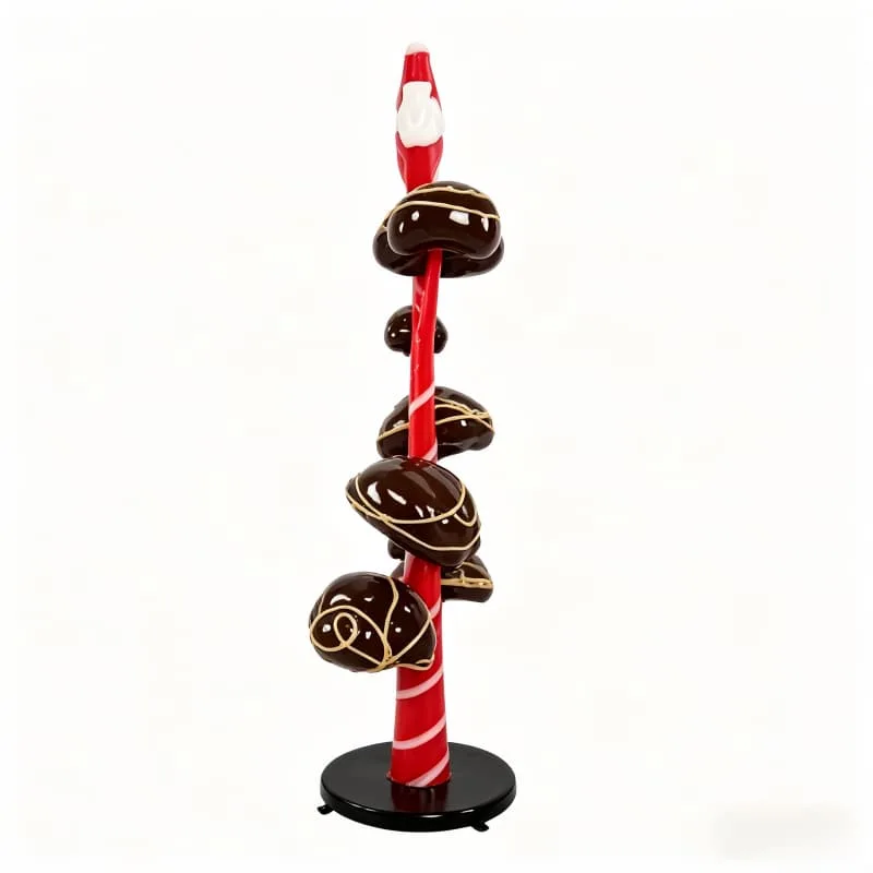 Oversized Fiberglass Candy Statue for Sweet Shop Window Display Decor — view 2