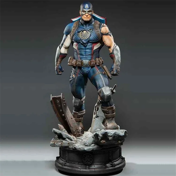 Captain America Statues For Sale | 1:1 Custom Marvel Figures – custom retail display image 2