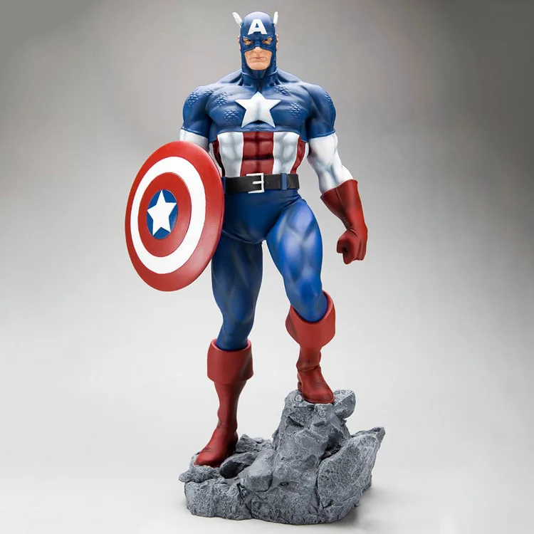 Captain America Statues For Sale | 1:1 Custom Marvel Figures – custom retail display image 4