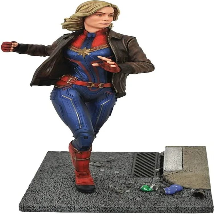 Captain Marvel Statue | Movie Figurine Characters Life Size Statues – custom retail display image 4