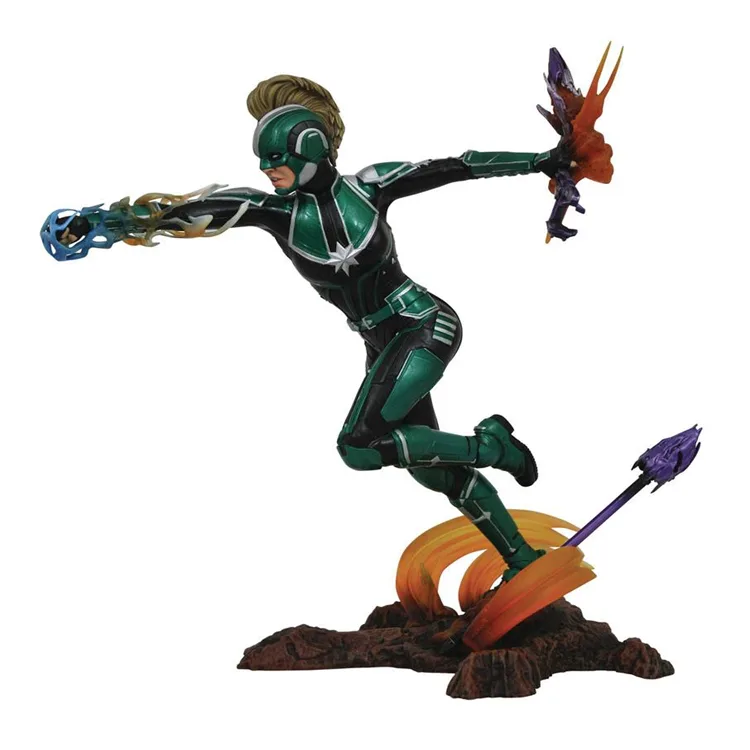 Captain Marvel Fiberglass Statues2 (3) Captain Marvel Statue | Movie Figurine Characters Life Size Statues – custom retail display image 8